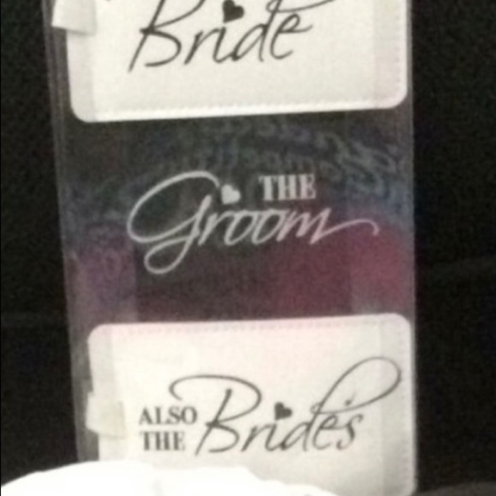 Bride and Groom Luggage Tags